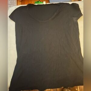 James Perse Black Short Sleeve Tee